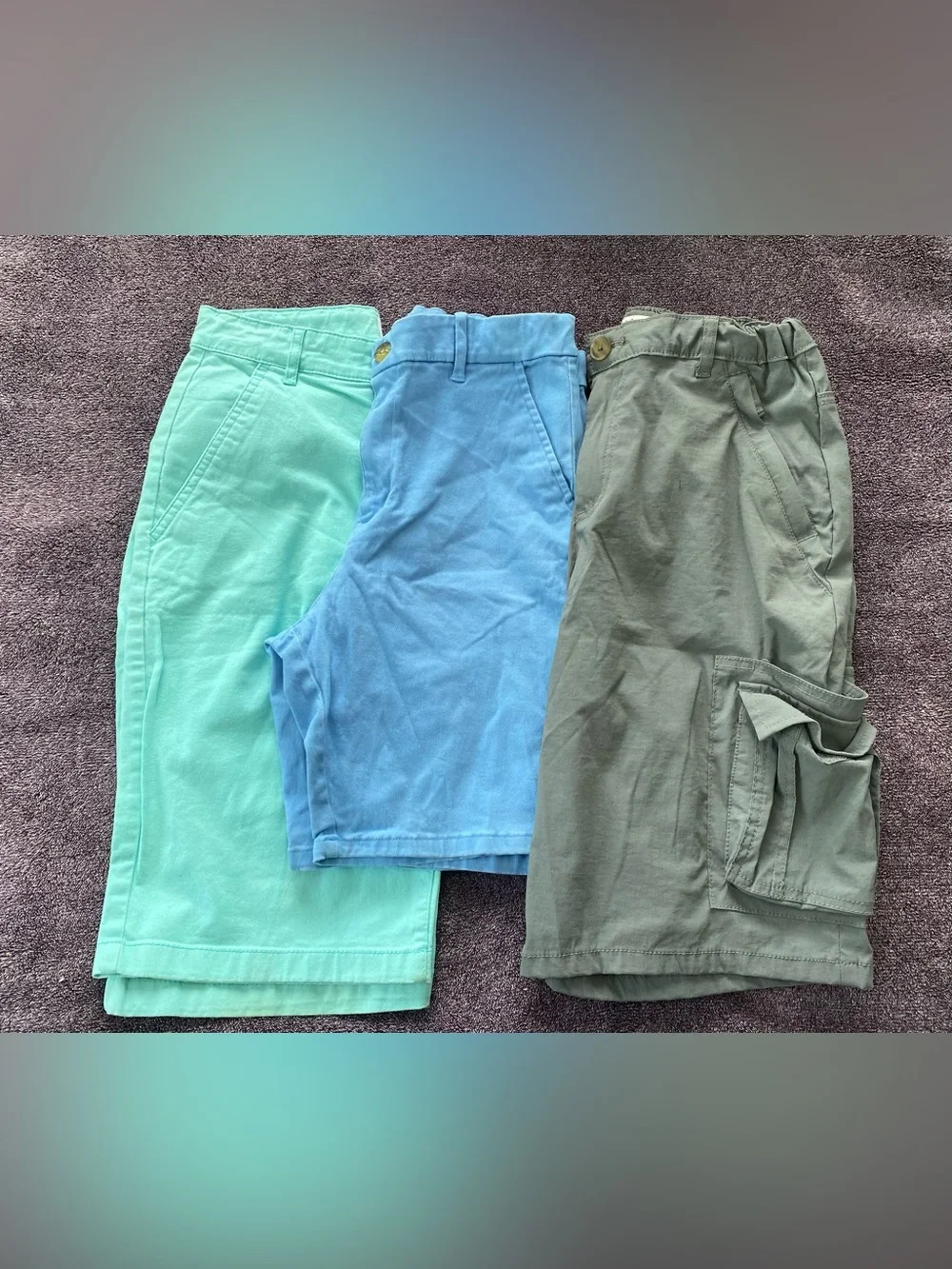 3 pairs of boy’s shorts in size 14/16